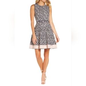 Eliza J Knit Fit and Flare Sweater Dress Size Large